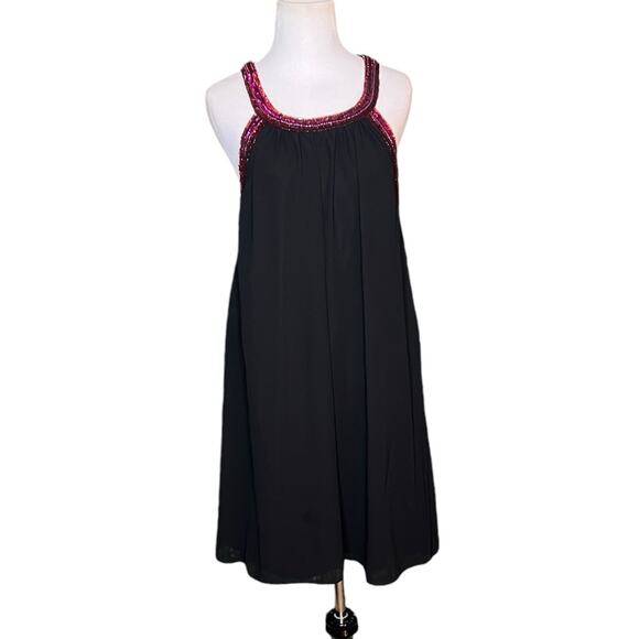 *NWOT Jewel Badgley Mischka Trapeze Dress with Beaded Trim – Sz 10 - Picture 10 of 11